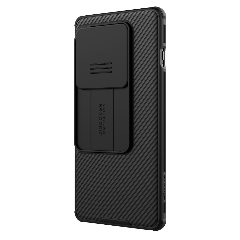  OnePlus 12R Cover med kamerabeskyttelse - CamShield, Sort