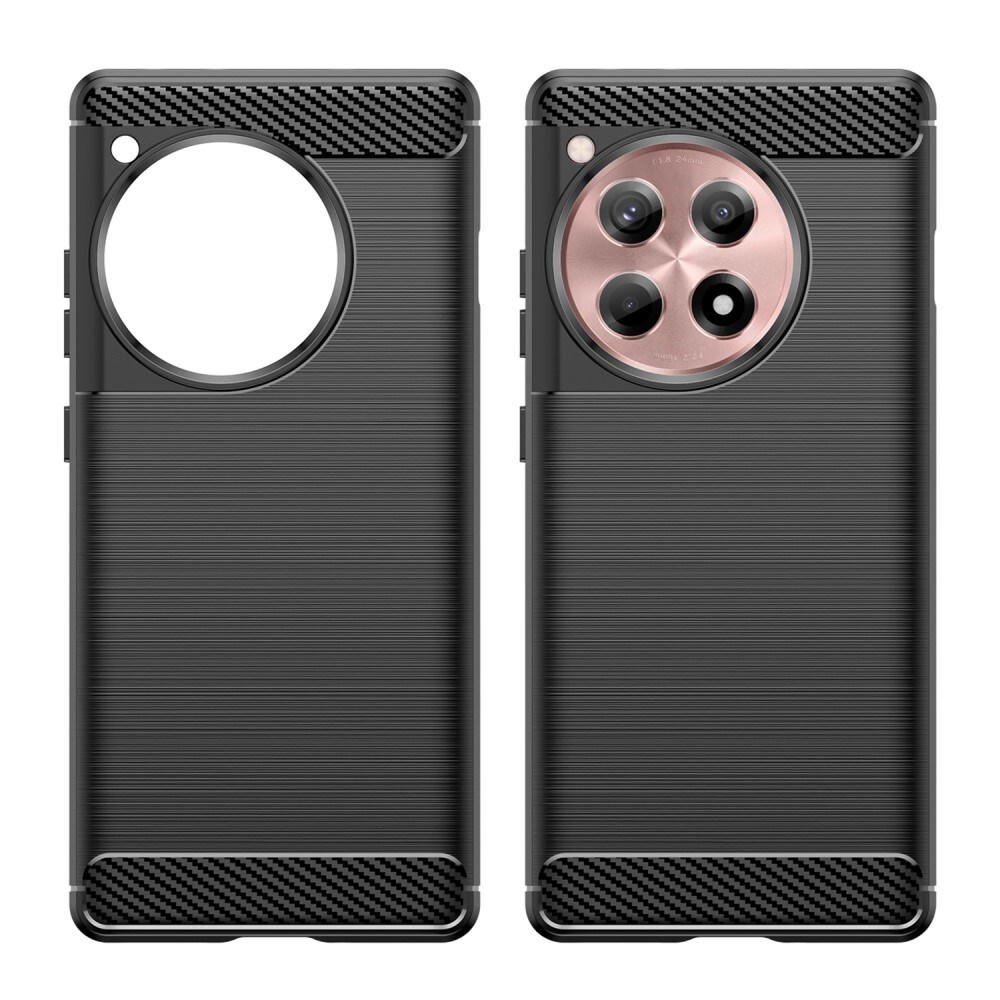  OnePlus 12R TPU-cover Brushed, Sort