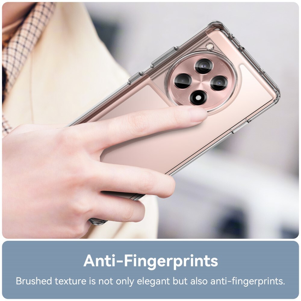 OnePlus 12R Crystal Hybrid-cover, Gennemsigtig