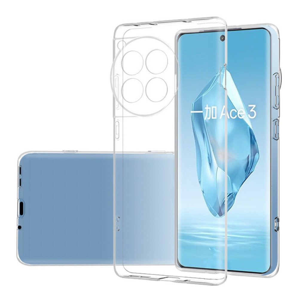  OnePlus 12R Tyndt TPU-cover, Gennemsigtig