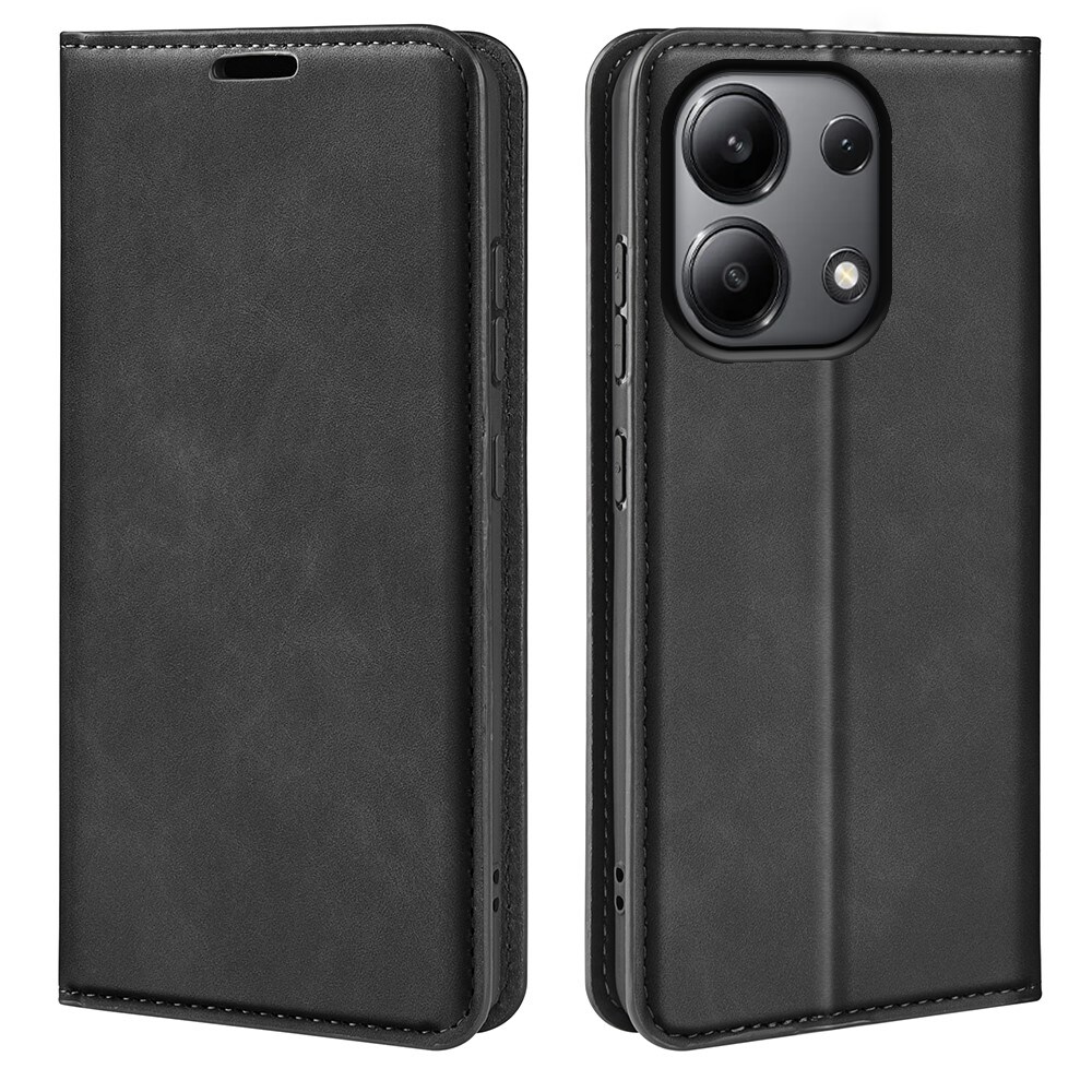 Xiaomi Redmi Note 13 4G Slankt etui med kortholder, Sort