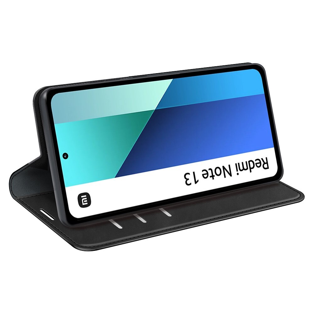Xiaomi Redmi Note 13 4G Slankt etui med kortholder, Sort