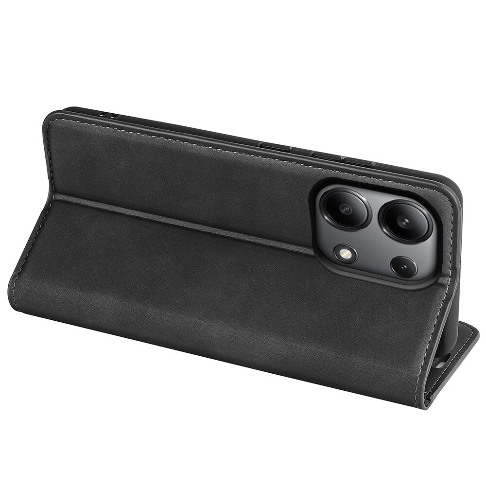 Xiaomi Redmi Note 13 4G Slankt etui med kortholder, Sort