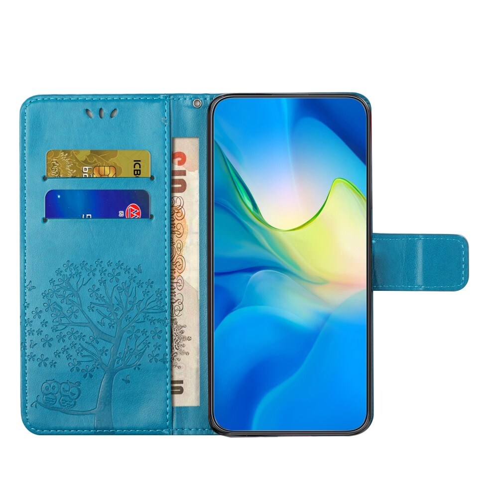 Xiaomi Redmi Note 13 4G Mobiletui med sommerfugle, Blå