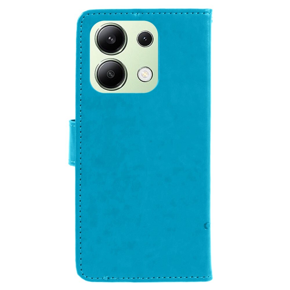 Xiaomi Redmi Note 13 4G Mobiletui med sommerfugle, Blå