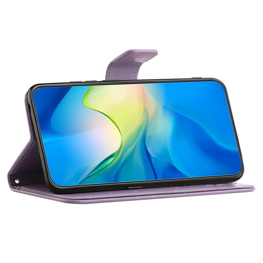 Samsung Galaxy Xcover 7 Mobiletui med sommerfugle, Lilla