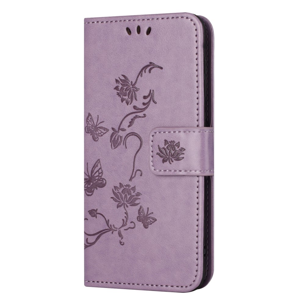 Samsung Galaxy Xcover 7 Mobiletui med sommerfugle, Lilla