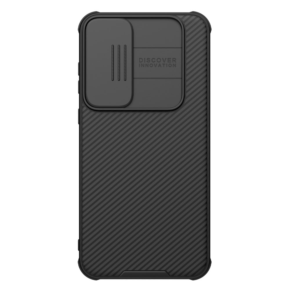 Samsung Galaxy A55 Cover med kamerabeskyttelse - CamShield, Sort