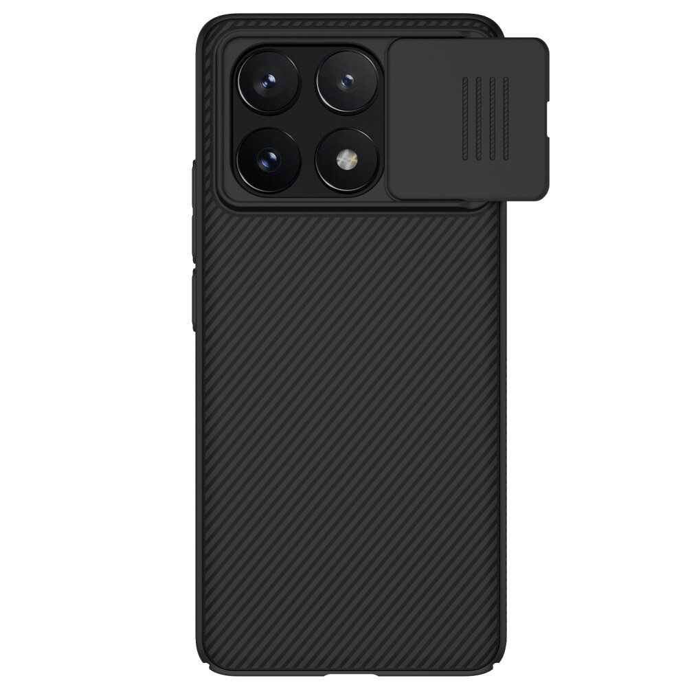 Xiaomi Poco X6 Pro Cover med kamerabeskyttelse - CamShield, Sort