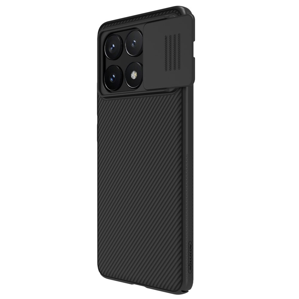 Xiaomi Poco X6 Pro Cover med kamerabeskyttelse - CamShield, Sort