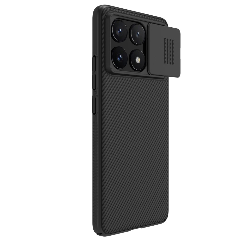 Xiaomi Poco X6 Pro Cover med kamerabeskyttelse - CamShield, Sort