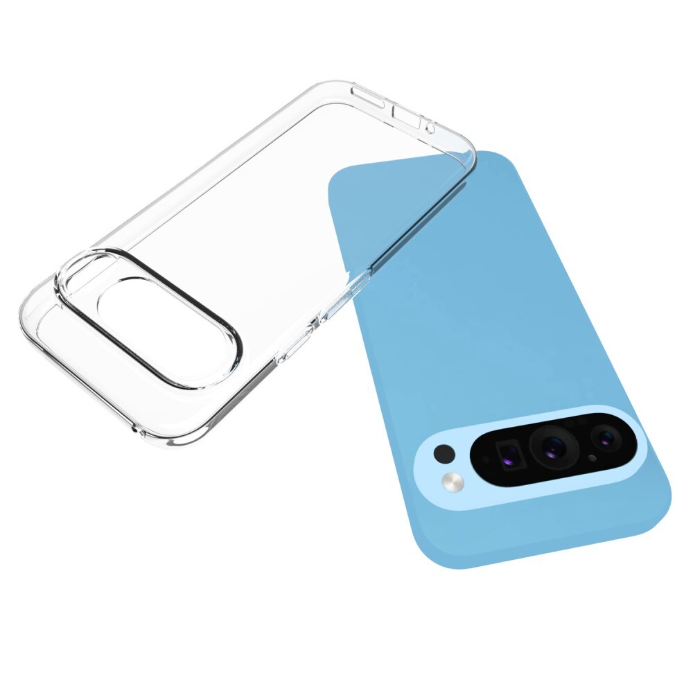 Google Pixel 9 Pro Tyndt TPU-cover, Gennemsigtig