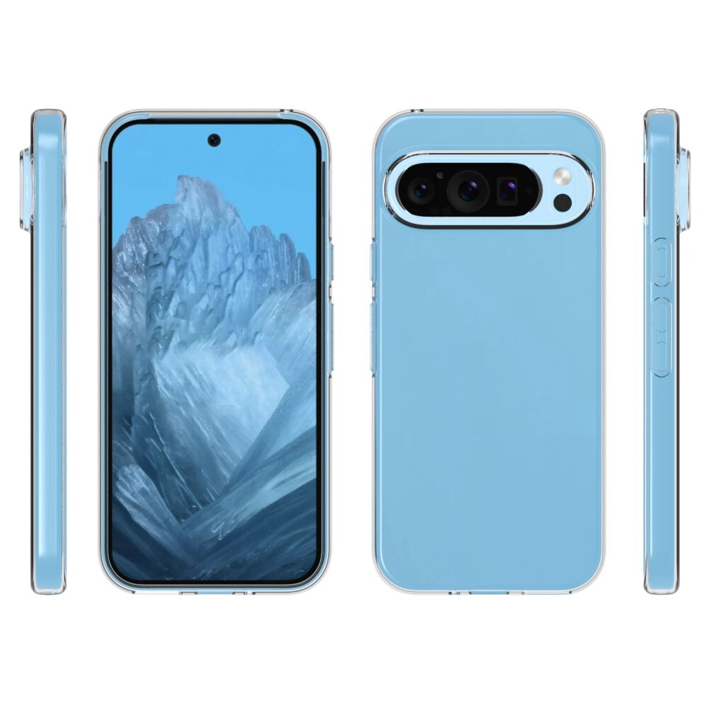 Google Pixel 9 Pro Tyndt TPU-cover, Gennemsigtig
