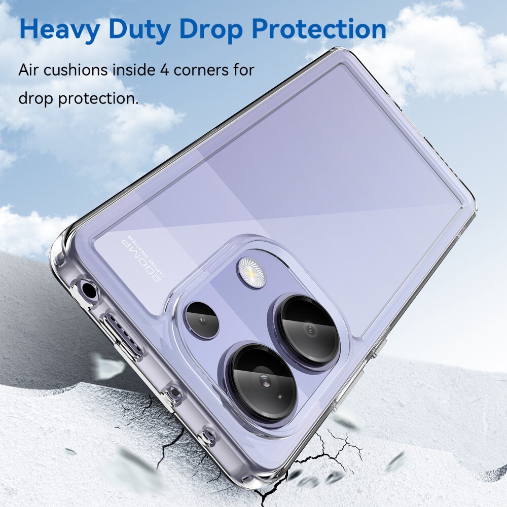 Xiaomi Redmi Note 13 Pro 4G Crystal Hybrid-cover, Gennemsigtig