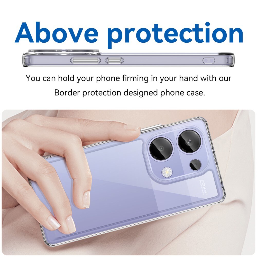 Xiaomi Redmi Note 13 Pro 4G Crystal Hybrid-cover, Gennemsigtig