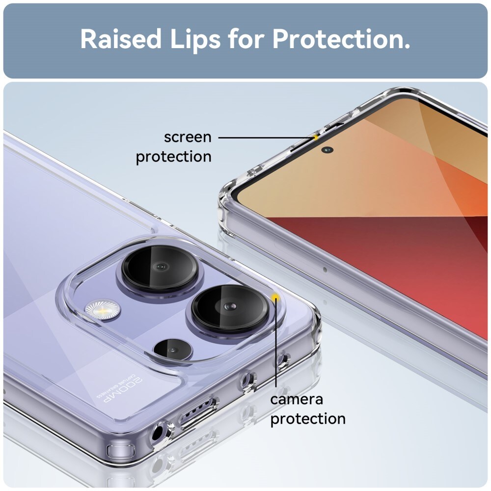 Xiaomi Redmi Note 13 Pro 4G Crystal Hybrid-cover, Gennemsigtig