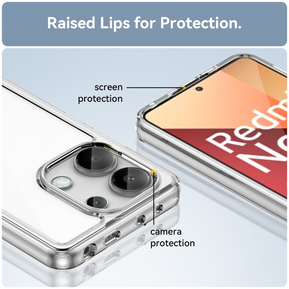 Xiaomi Redmi Note 13 4G Crystal Hybrid-cover, Gennemsigtig
