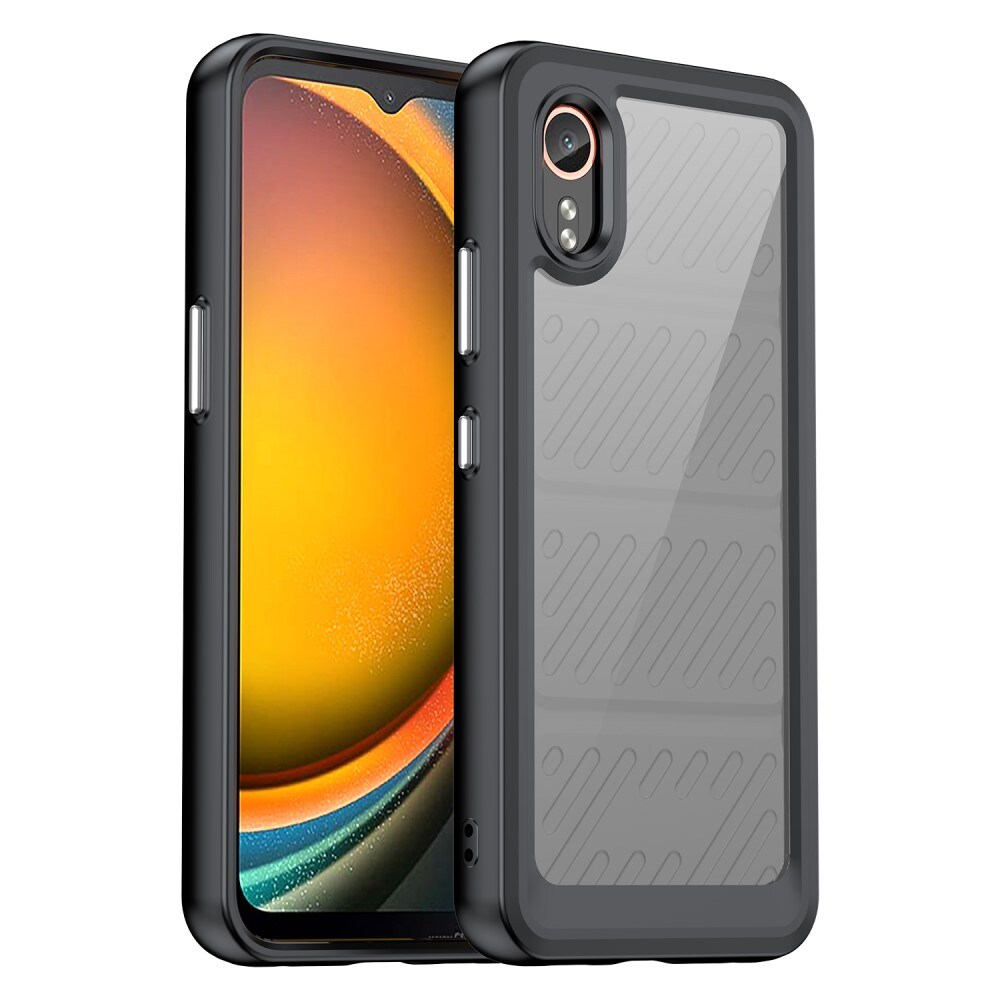 Samsung Galaxy Xcover 7 Crystal Hybrid-cover, Sort