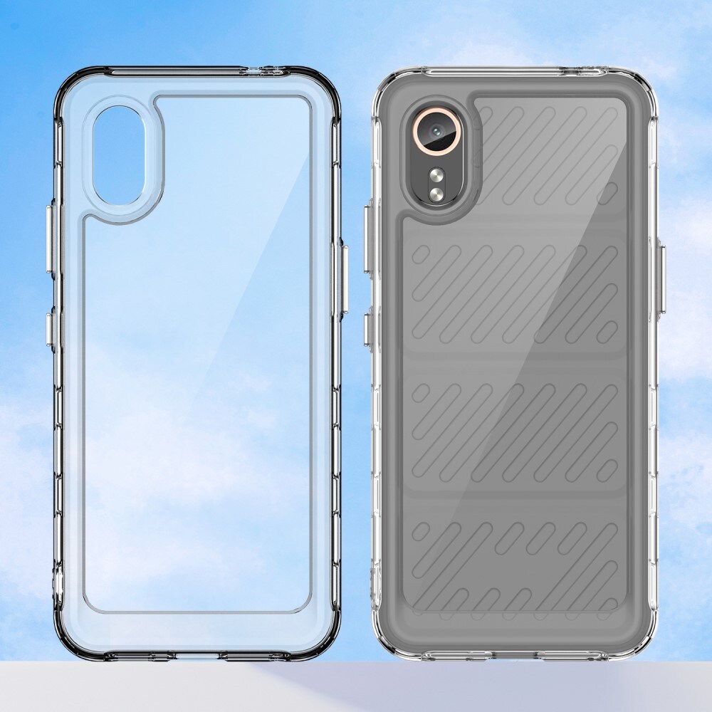 Samsung Galaxy Xcover 7 Crystal Hybrid-cover, Gennemsigtig