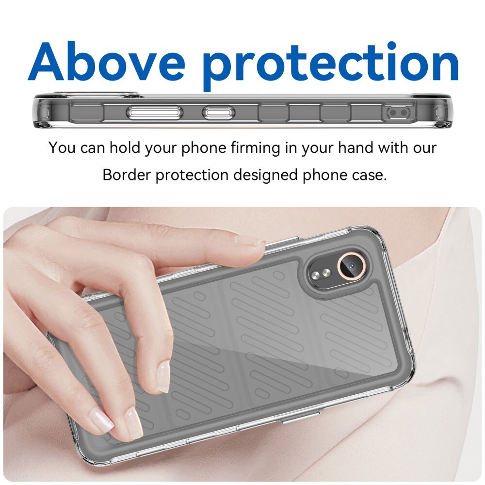Samsung Galaxy Xcover 7 Crystal Hybrid-cover, Gennemsigtig