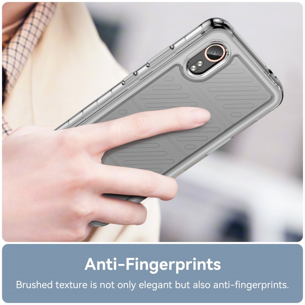 Samsung Galaxy Xcover 7 Crystal Hybrid-cover, Gennemsigtig
