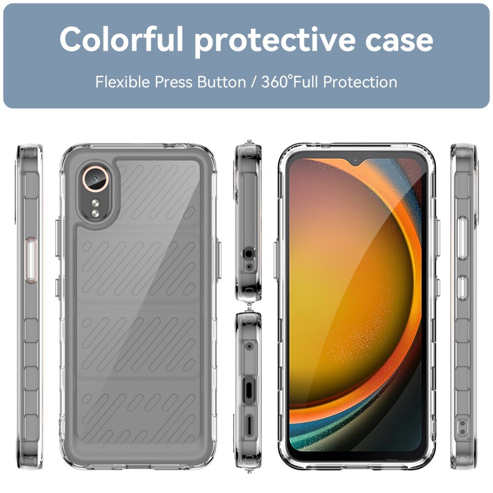 Samsung Galaxy Xcover 7 Crystal Hybrid-cover, Gennemsigtig