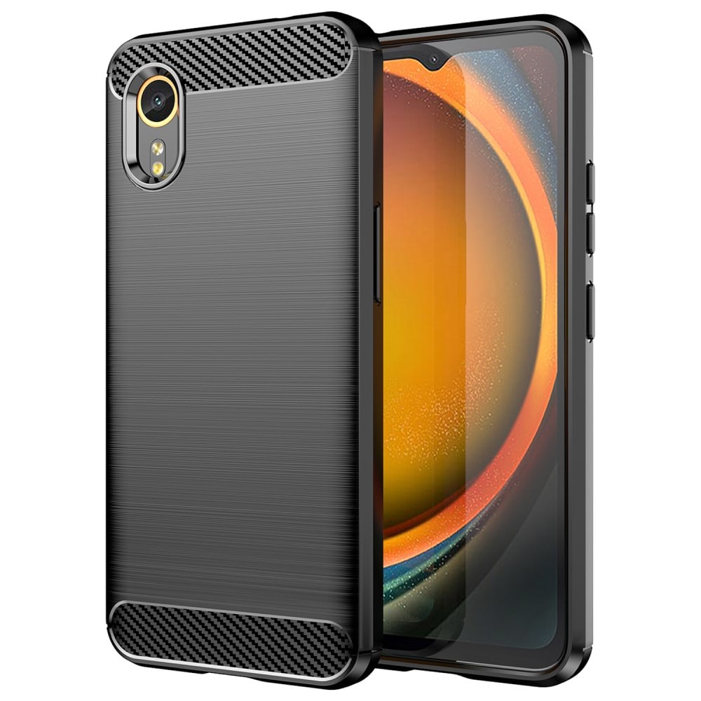 Samsung Galaxy Xcover 7 TPU-cover Brushed, Sort