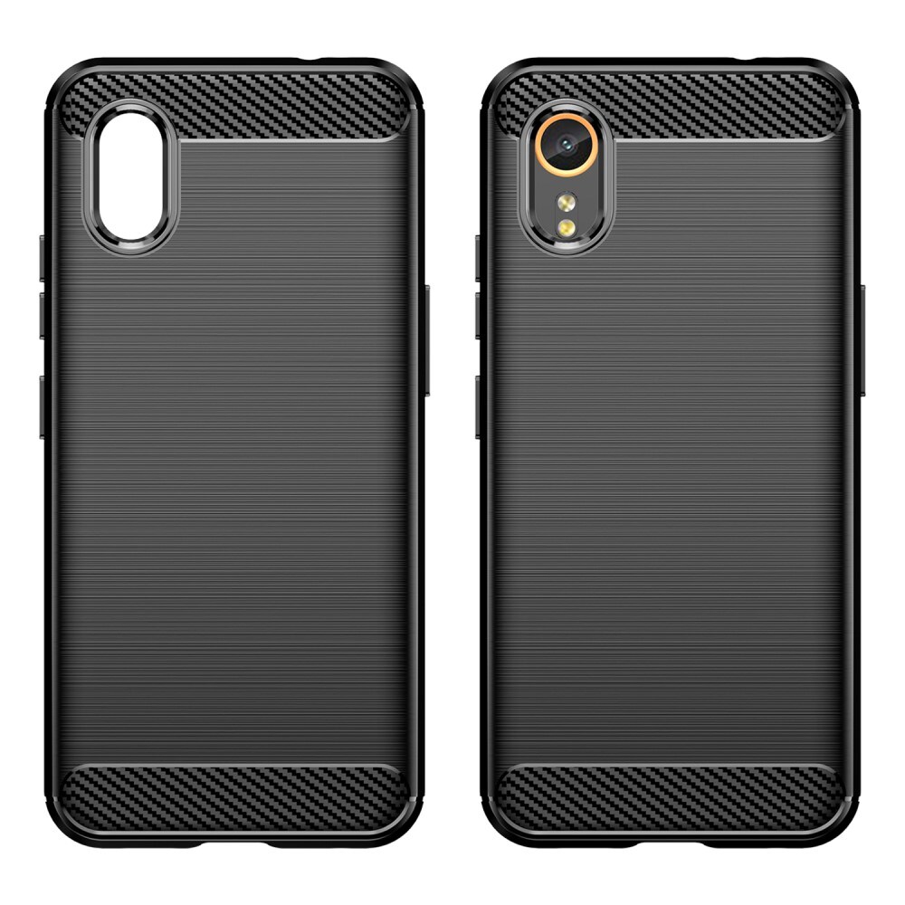 Samsung Galaxy Xcover 7 TPU-cover Brushed, Sort
