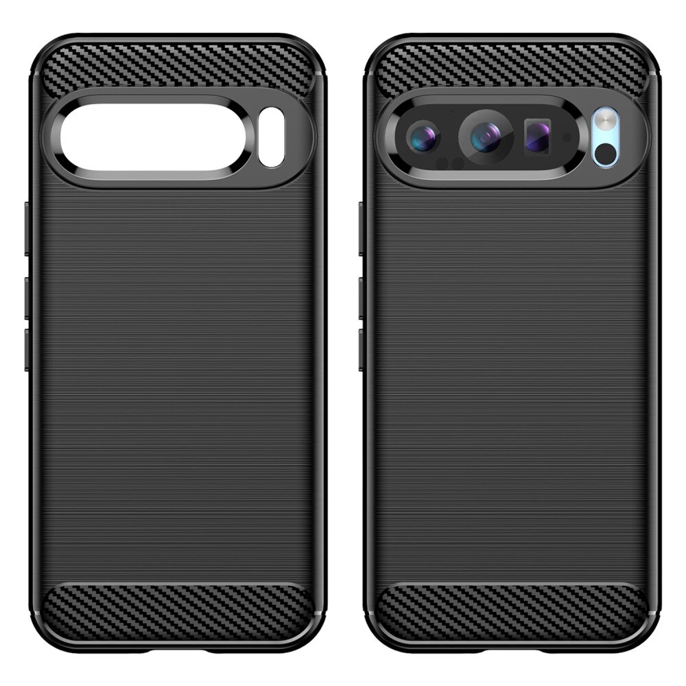 Google Pixel 9 Pro TPU-cover Brushed, Sort