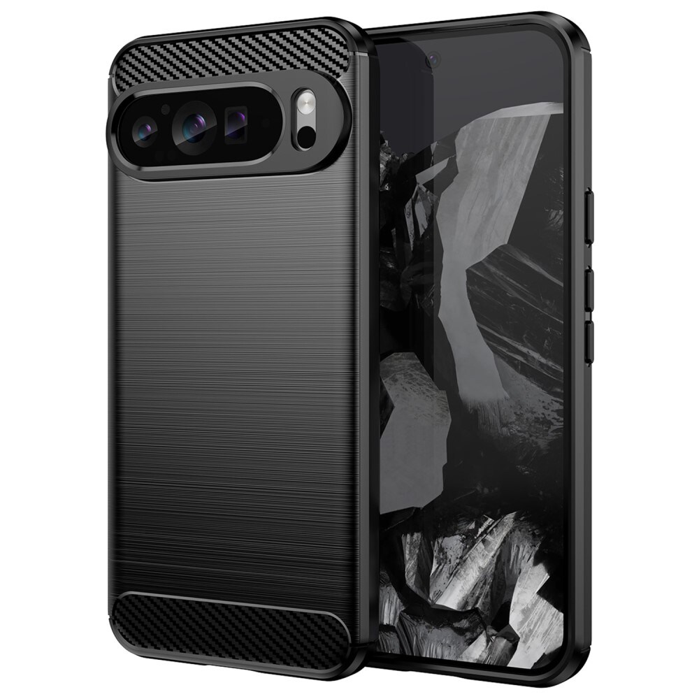 Google Pixel 10 Pro XL TPU-cover Brushed, Sort