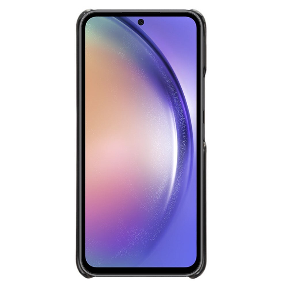 Samsung Galaxy A35 Smart cover med 2 kortholdere, Sort