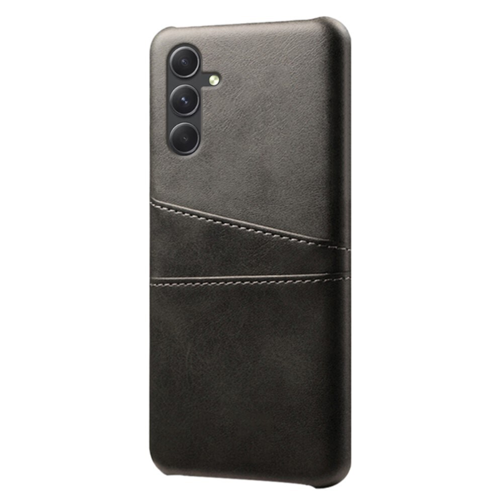 Samsung Galaxy A55 Smart cover med 2 kortholdere, Sort