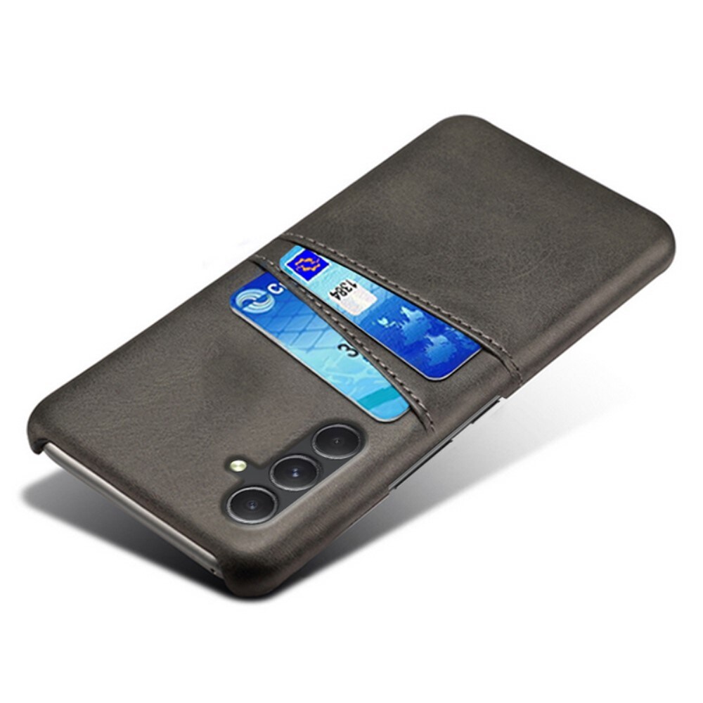 Samsung Galaxy A55 Smart cover med 2 kortholdere, Sort