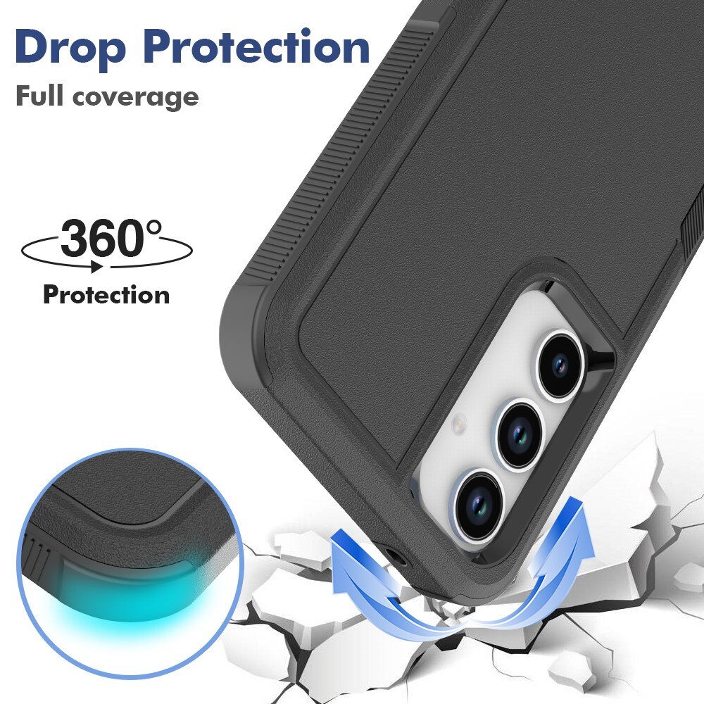 Samsung Galaxy A55 Hybridcover Off-road, Sort