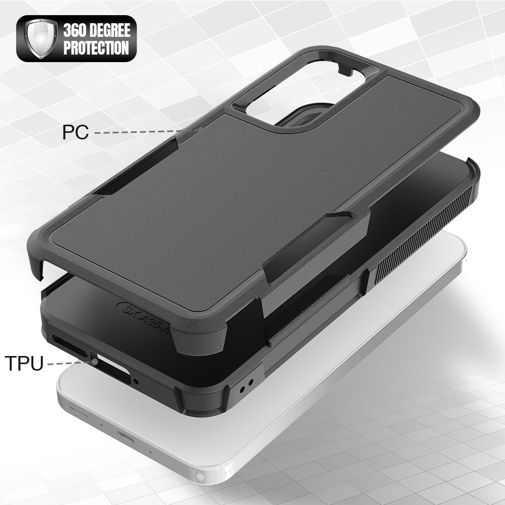 Samsung Galaxy A55 Hybridcover Off-road, Sort