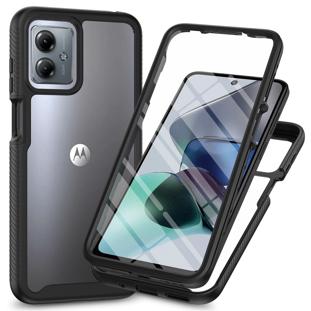Motorola Moto G54 Mobilcover Full Protection, Sort