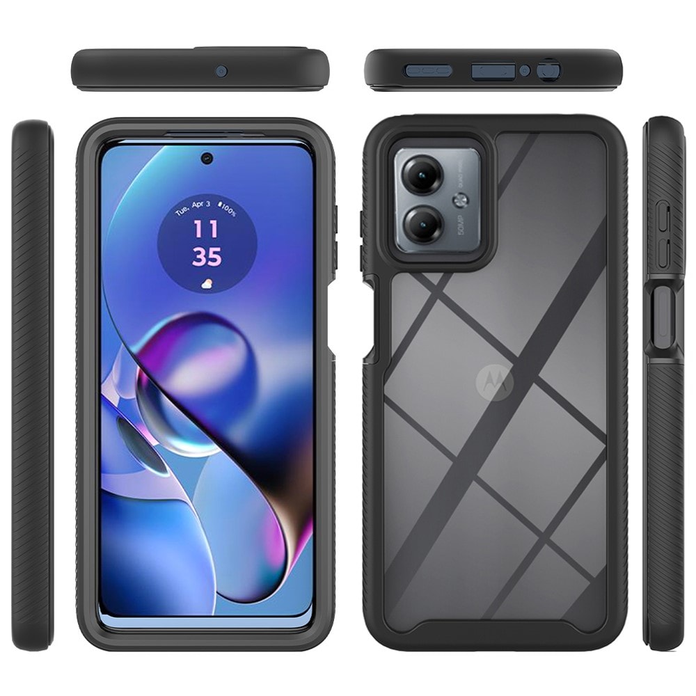 Motorola Moto G54 Mobilcover Full Protection, Sort