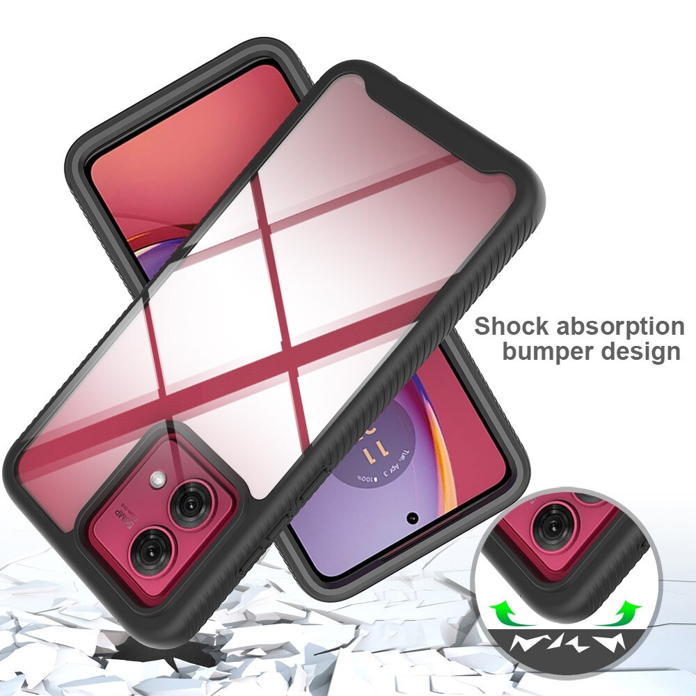 Motorola Moto G84 Mobilcover Full Protection, Sort