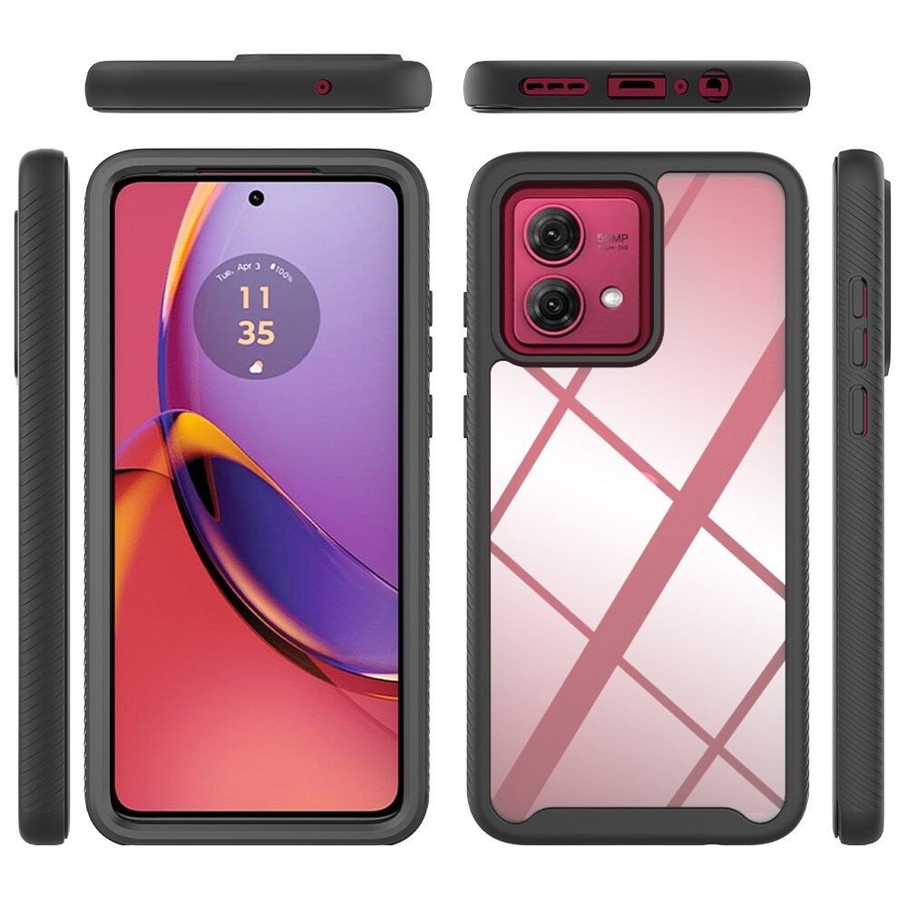 Motorola Moto G84 Mobilcover Full Protection, Sort