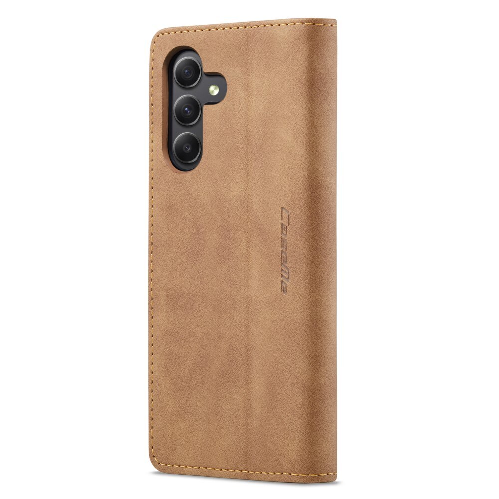 Samsung Galaxy A15 Slankt pungetui, Brun