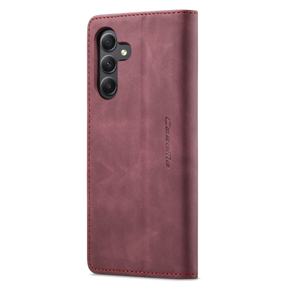 Samsung Galaxy A15 Slankt pungetui, Rød