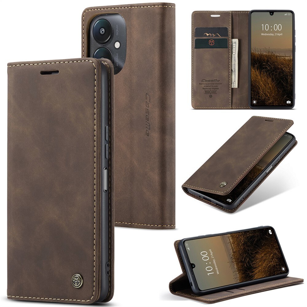 Xiaomi Redmi 13C Slankt pungetui, Brun