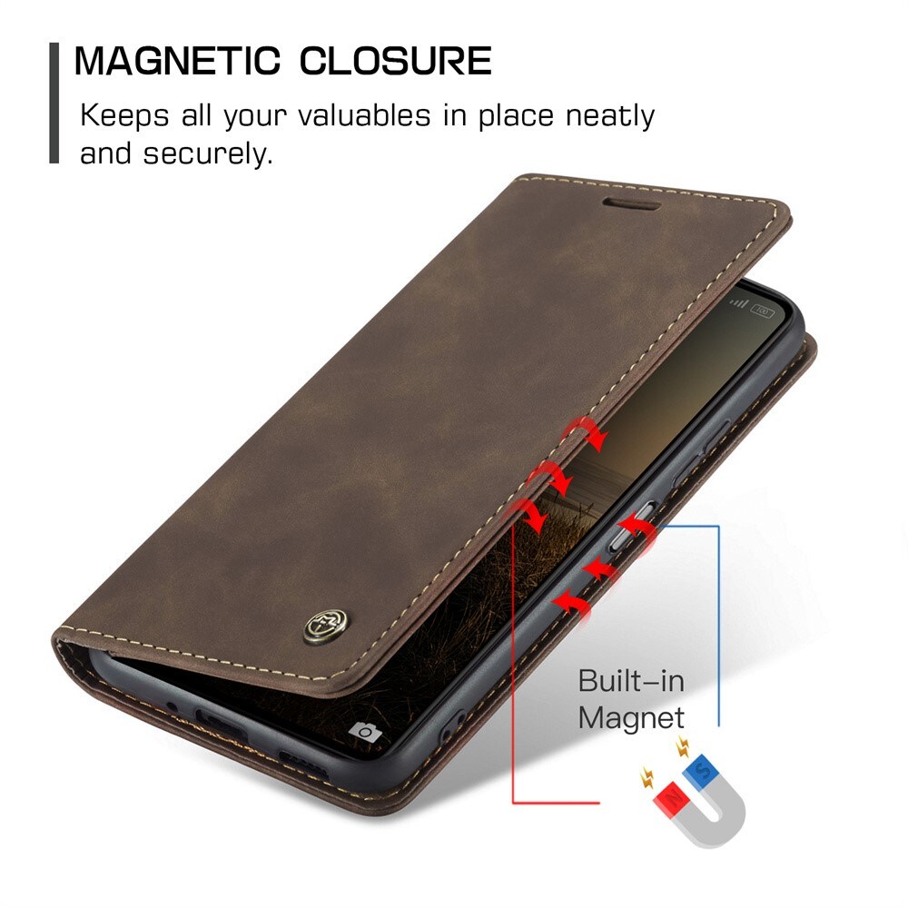 Xiaomi Redmi 13C Slankt pungetui, Brun