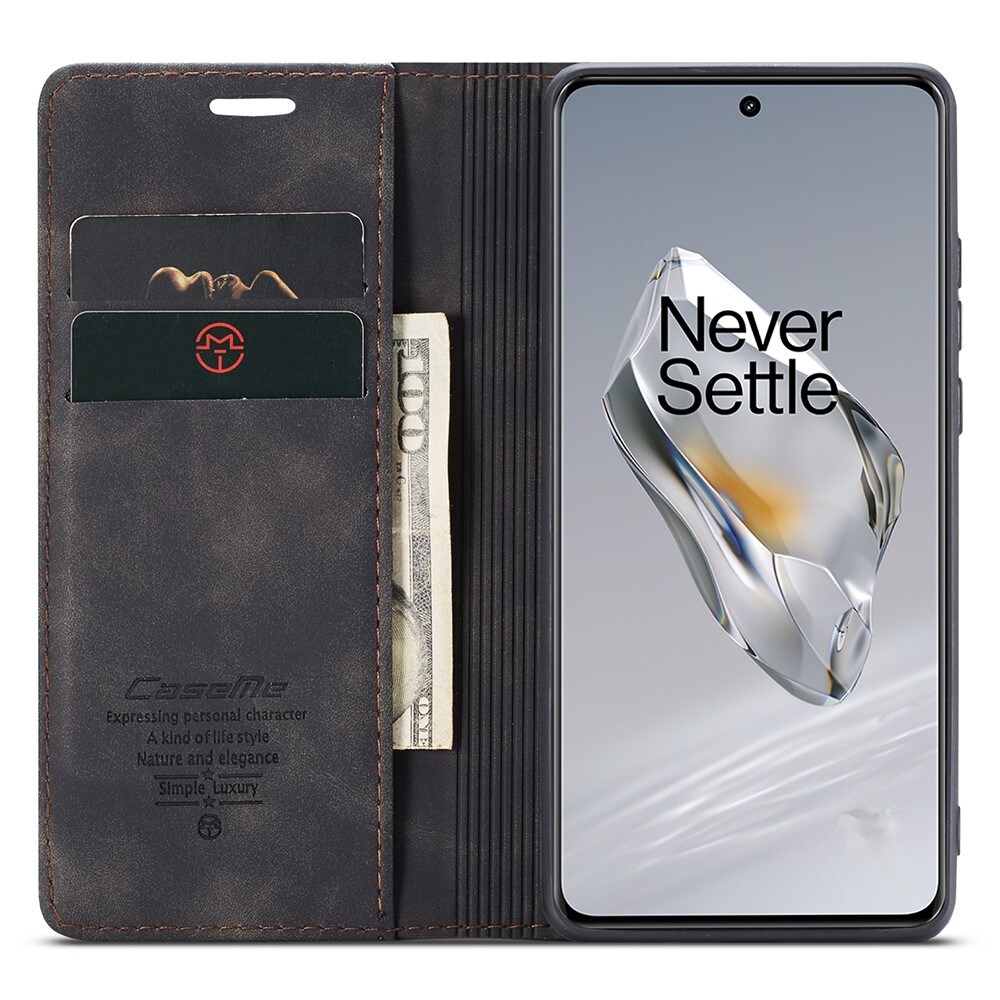  OnePlus 12 Slankt pungetui, Sort