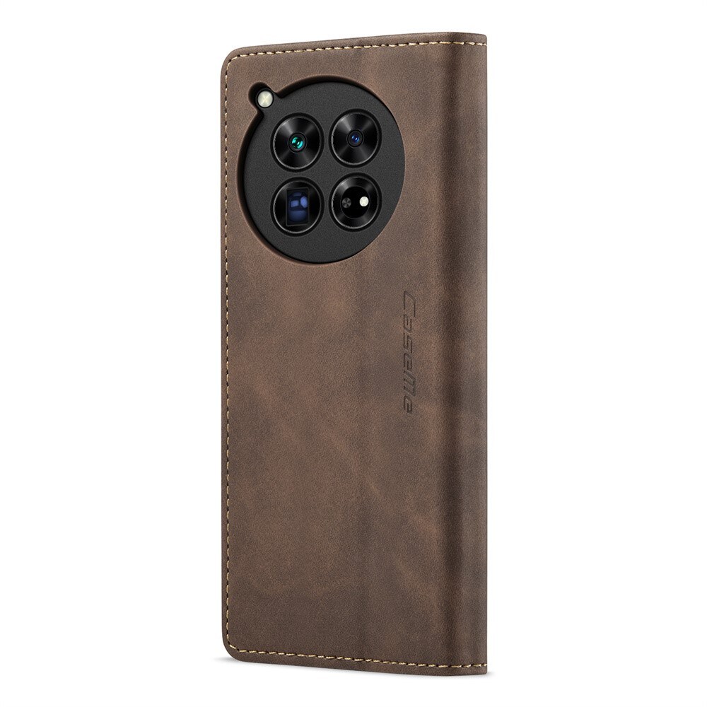  OnePlus 12 Slankt pungetui, Brun
