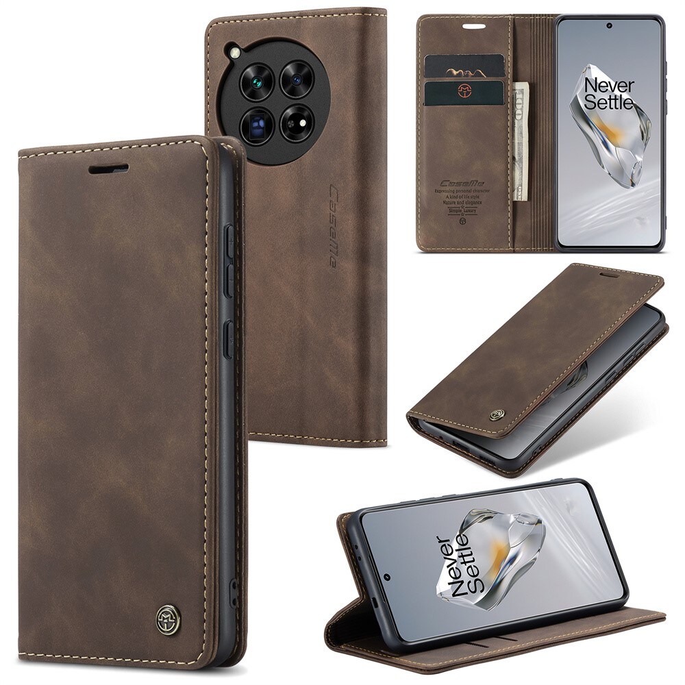  OnePlus 12 Slankt pungetui, Brun
