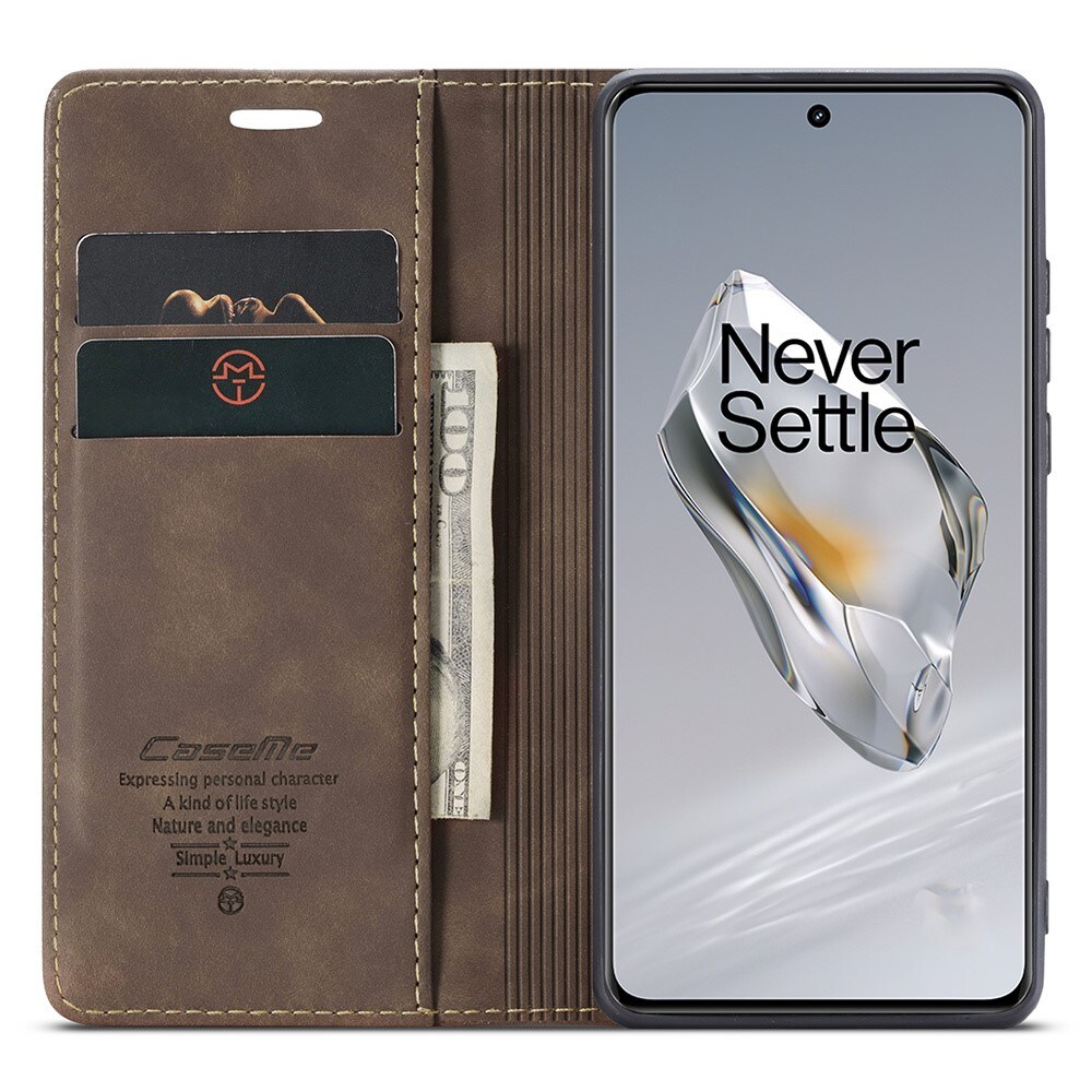  OnePlus 12 Slankt pungetui, Brun