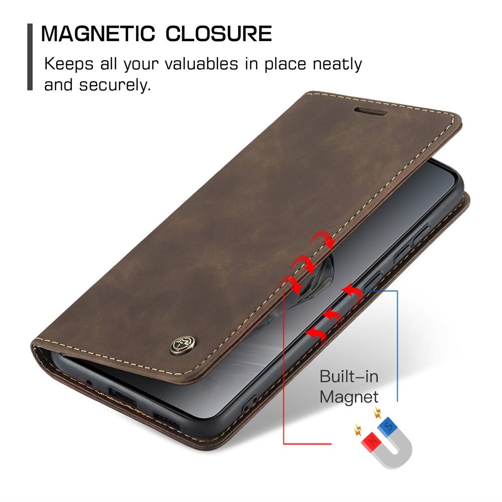  OnePlus 12 Slankt pungetui, Brun