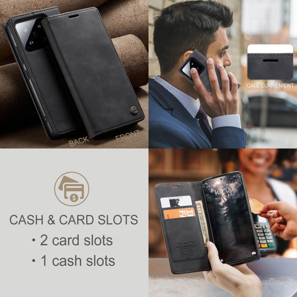 Xiaomi 14 Slankt pungetui, Sort