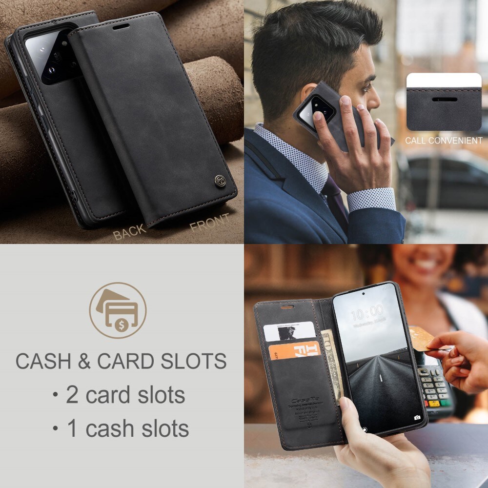 Xiaomi 14 Pro Slankt pungetui, Sort